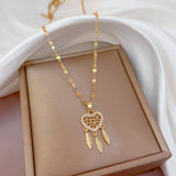 Love Dream Catcher Necklace