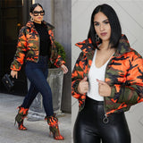 Camouflage Crop Jacket