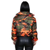 Camouflage Crop Jacket