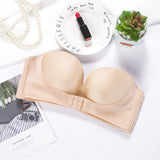 Front Hook Adjustable Strapless Bra
