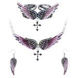 Cross Wing Angel Jewelry Gift Set