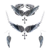 Cross Wing Angel Jewelry Gift Set
