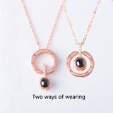 Projection I Love You Necklace