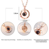 Projection I Love You Necklace