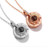 Projection I Love You Necklace