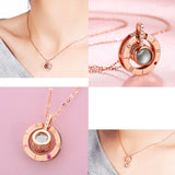 Projection I Love You Necklace