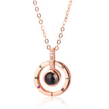 Projection I Love You Necklace