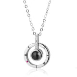Projection I Love You Necklace